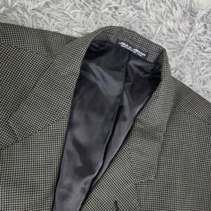 Kilburne and Finch Sport Coat 52R Grey Wool Blend Micro Check Blazer 2-Button